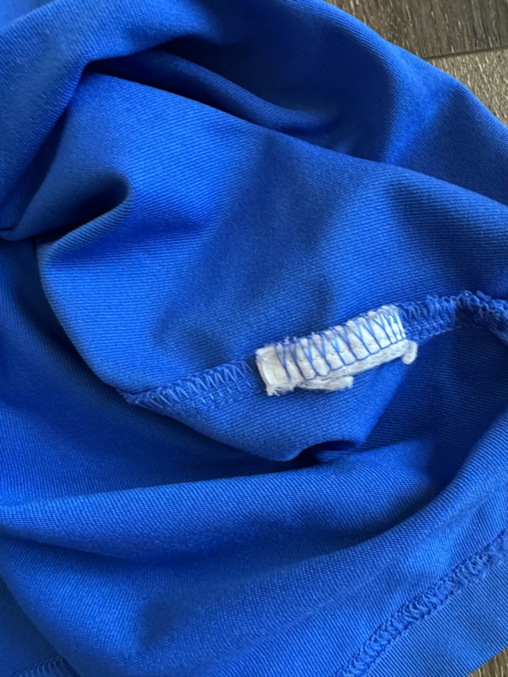 Adidas Men's Royal Blue Polo with White Piping, size Large - Picture 6 of 9